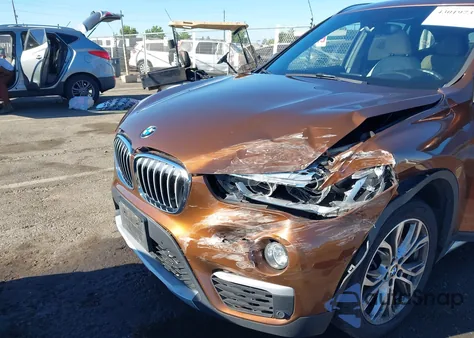 2016 BMW X1 xDrive28I из США, поврежденный, VIN WBXHT3C36GP884287